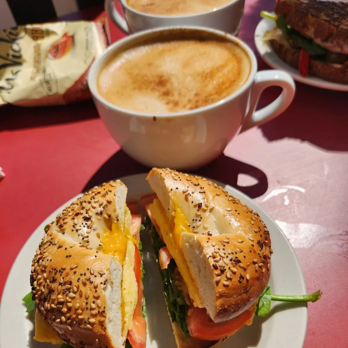 Vegan Egg and Cheese Sandwich