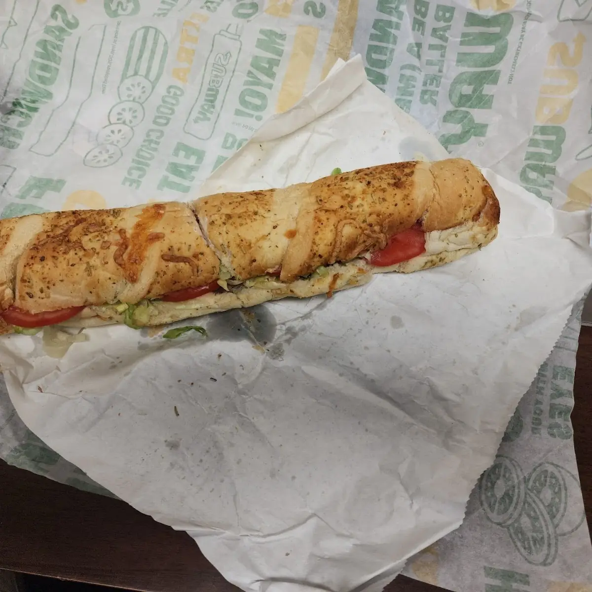 Ultimate Spicy Italian on Cheesy Garlic Bread