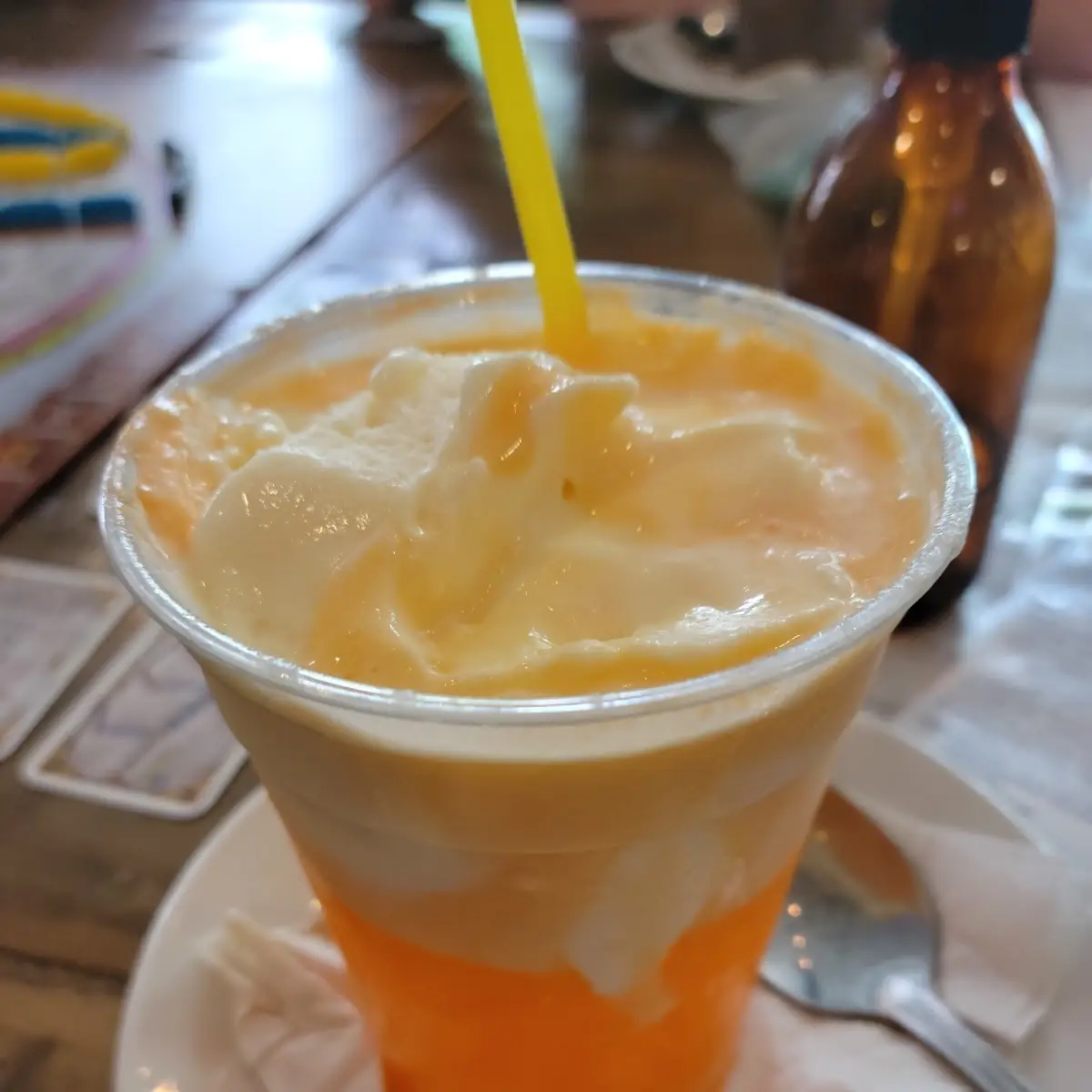 Spiked Creamsicle Float
