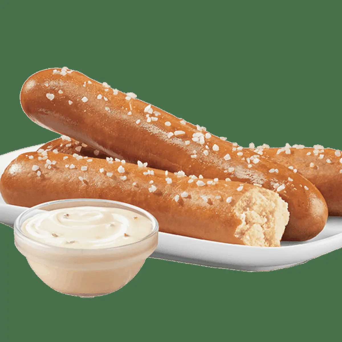 Pretzel Sticks with Zesty Queso