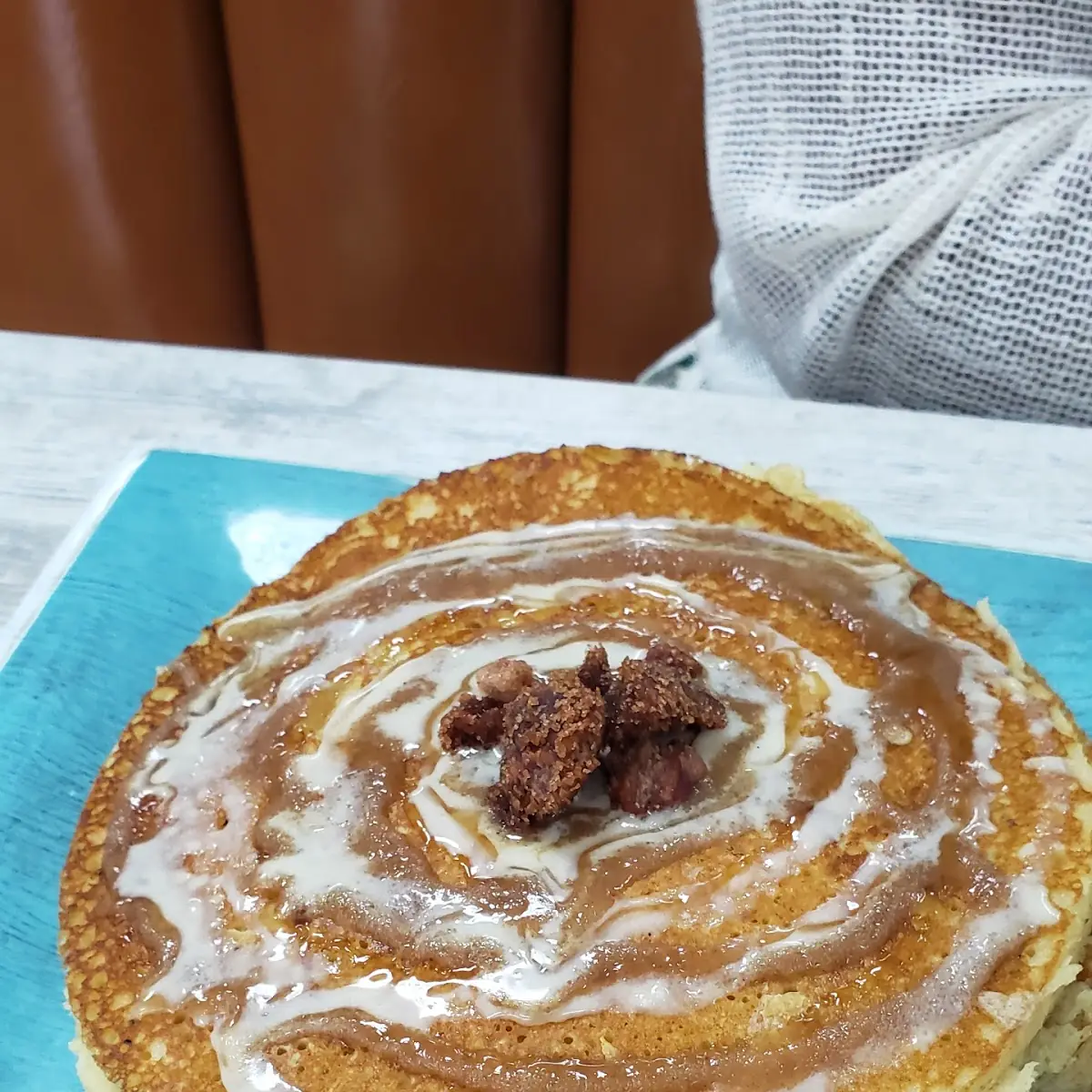 Cinnamon Roll Pancakes and Waffles