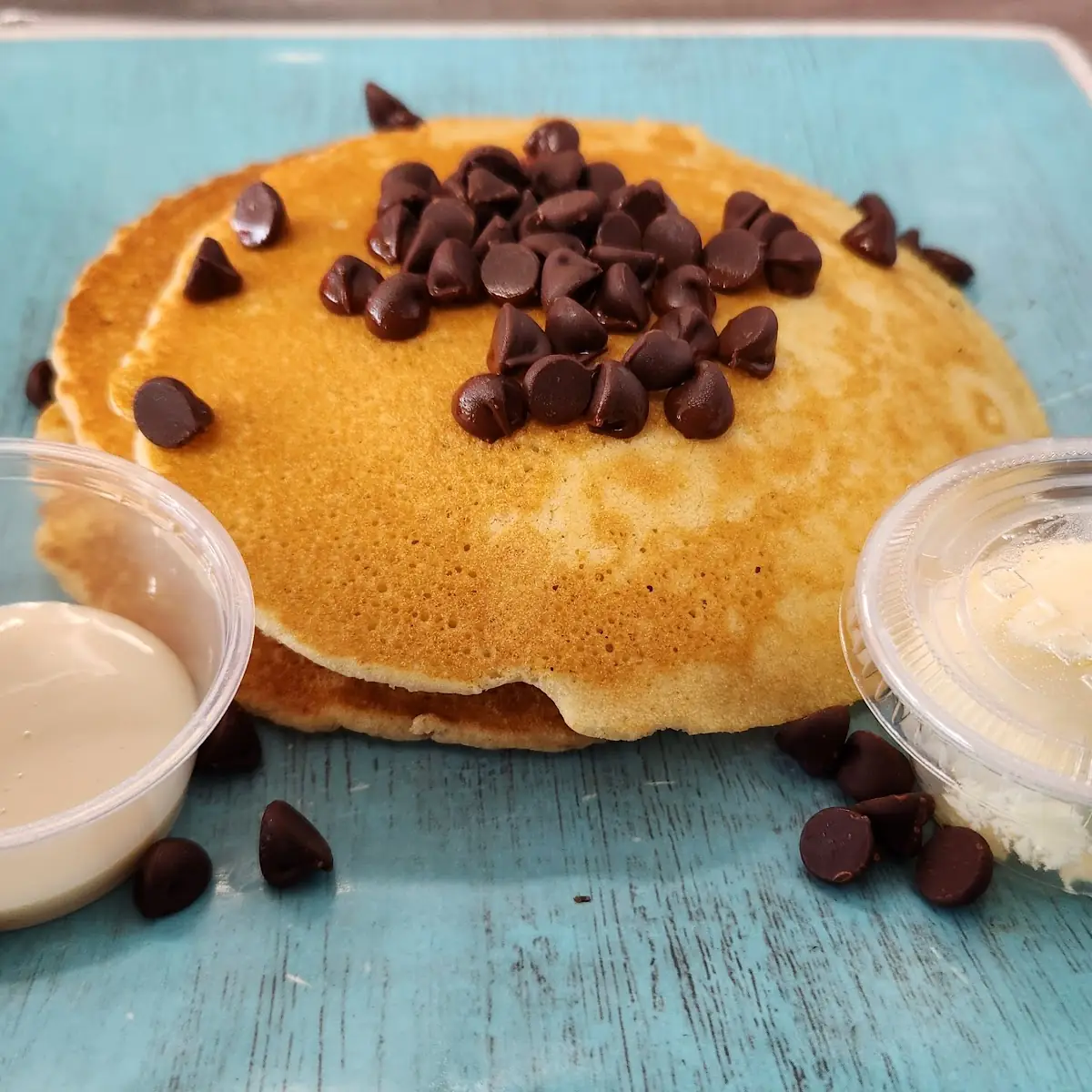 GF Chocolate Chip Pancakes and Waffles