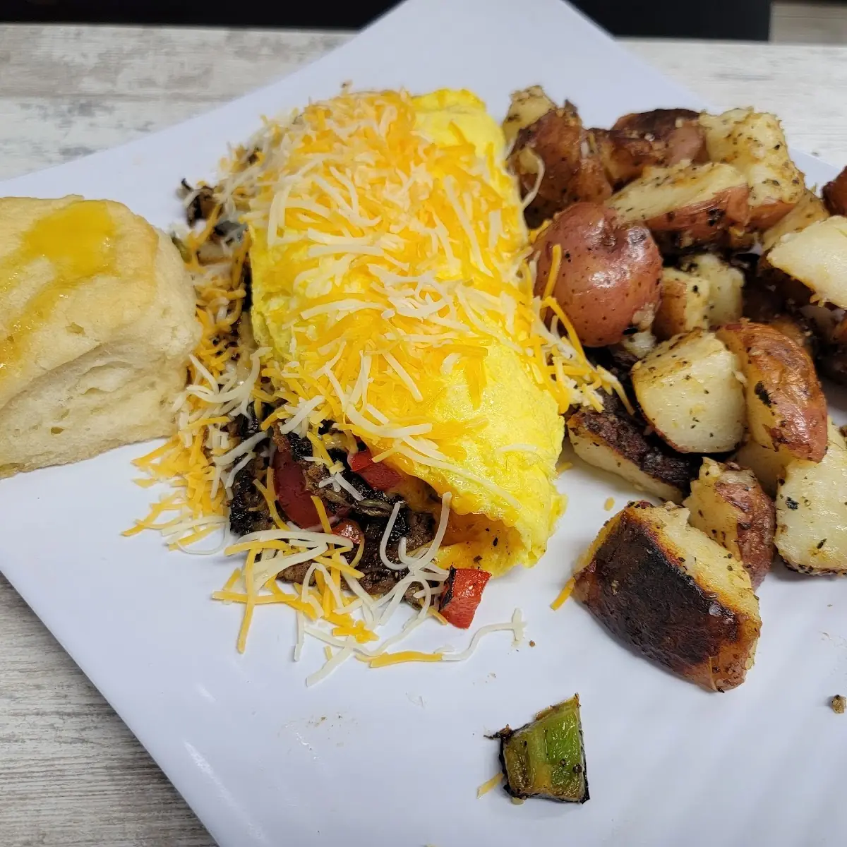 Philly Cheese Steak Omelette