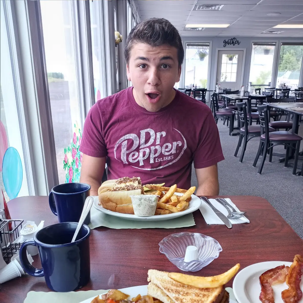 Cheese Steak & Western Omlete Platter