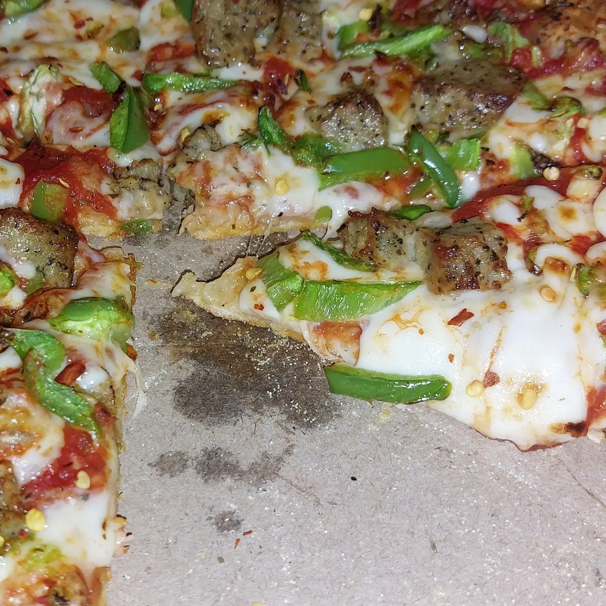 Medium Sausage and Green Peppers