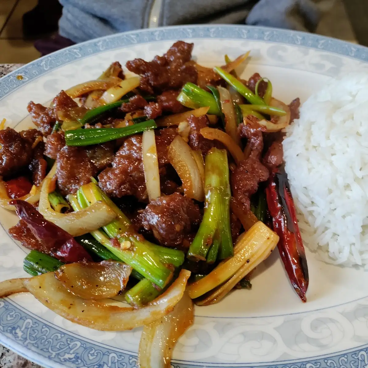 Mongolian Beef over Rice