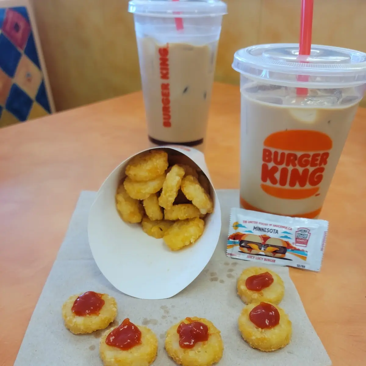 Hash Browns & Vanilla Iced Coffee