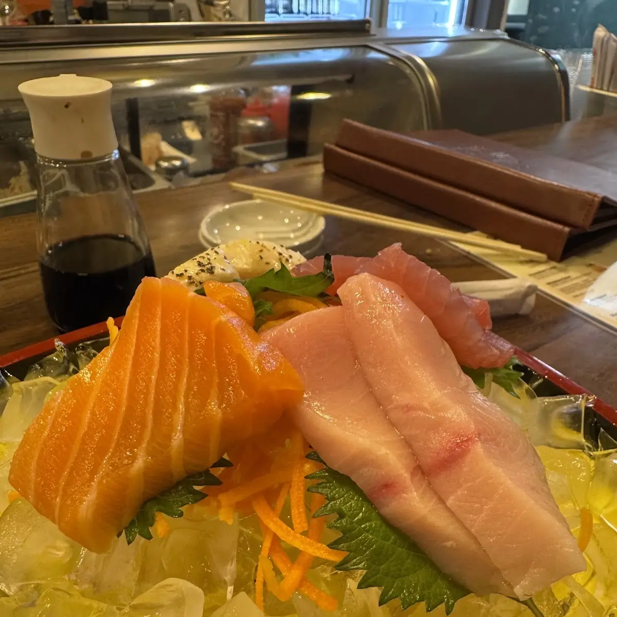 Tuna Salmon Yellowtail Sashimi Platter