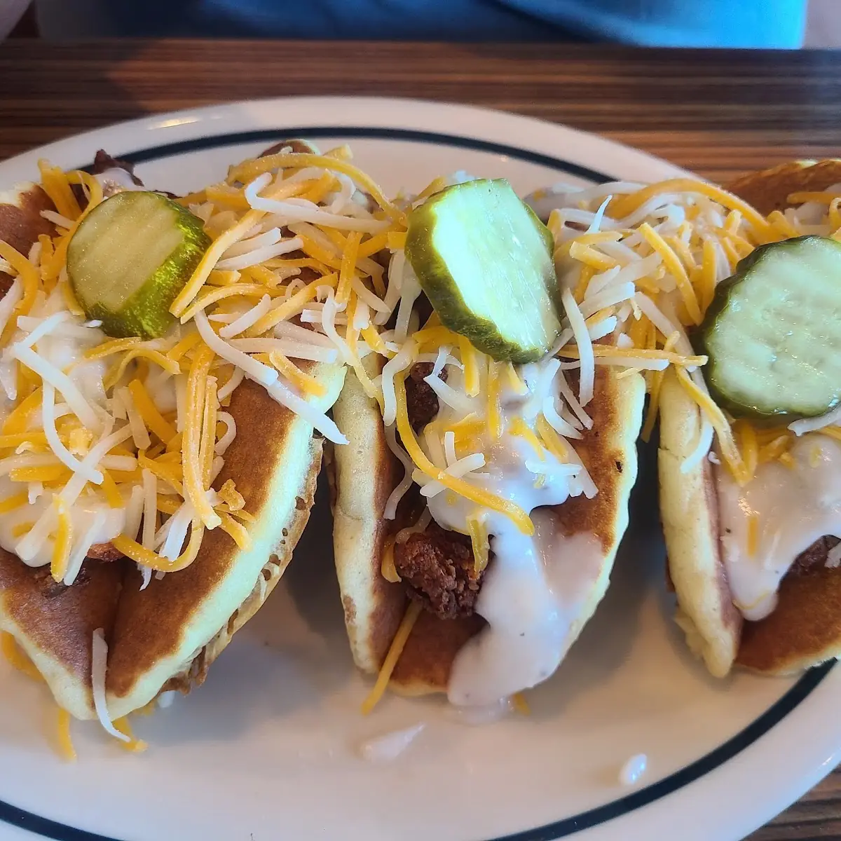 Country Chicken Pancake Tacos