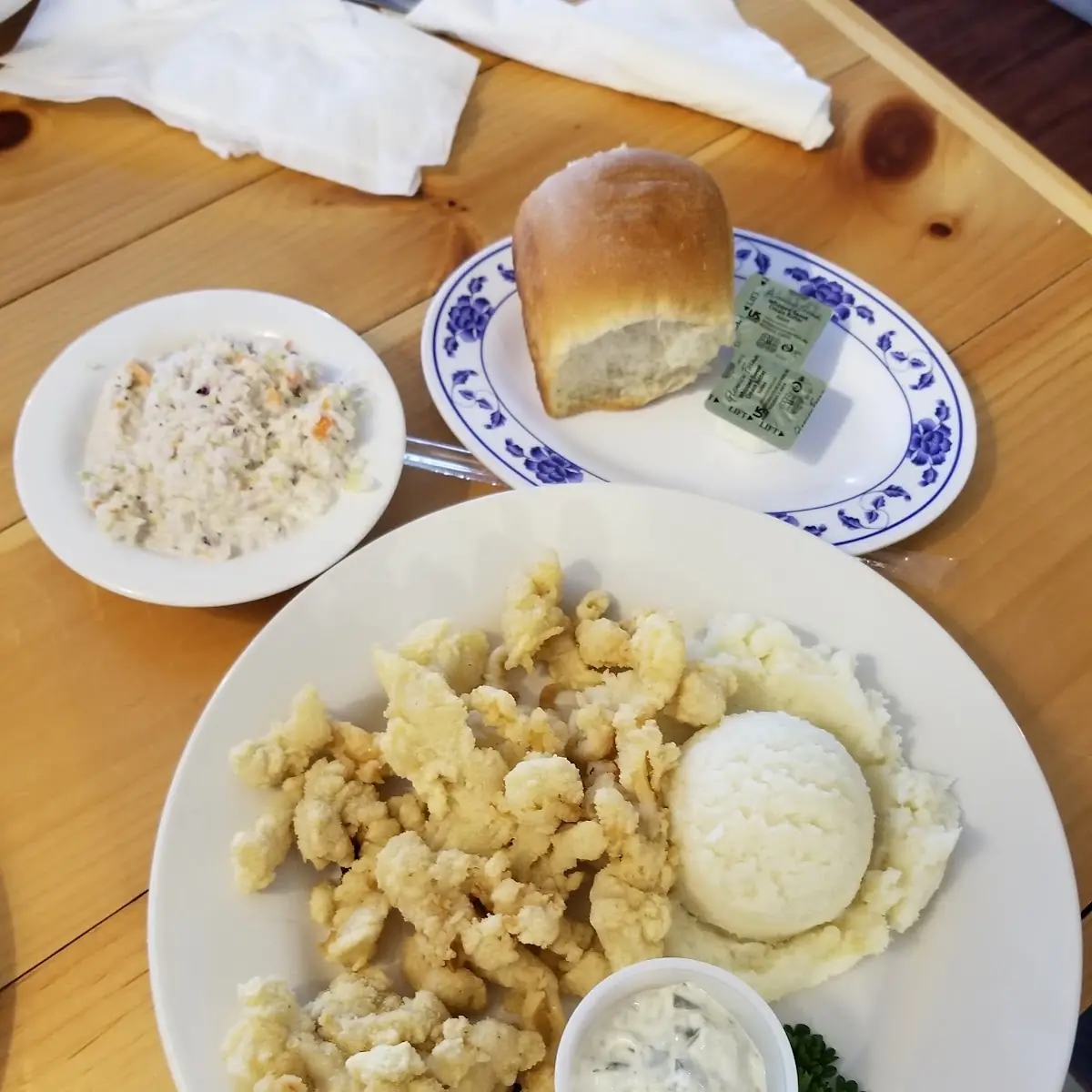 Mashed Potato & Coleslaw