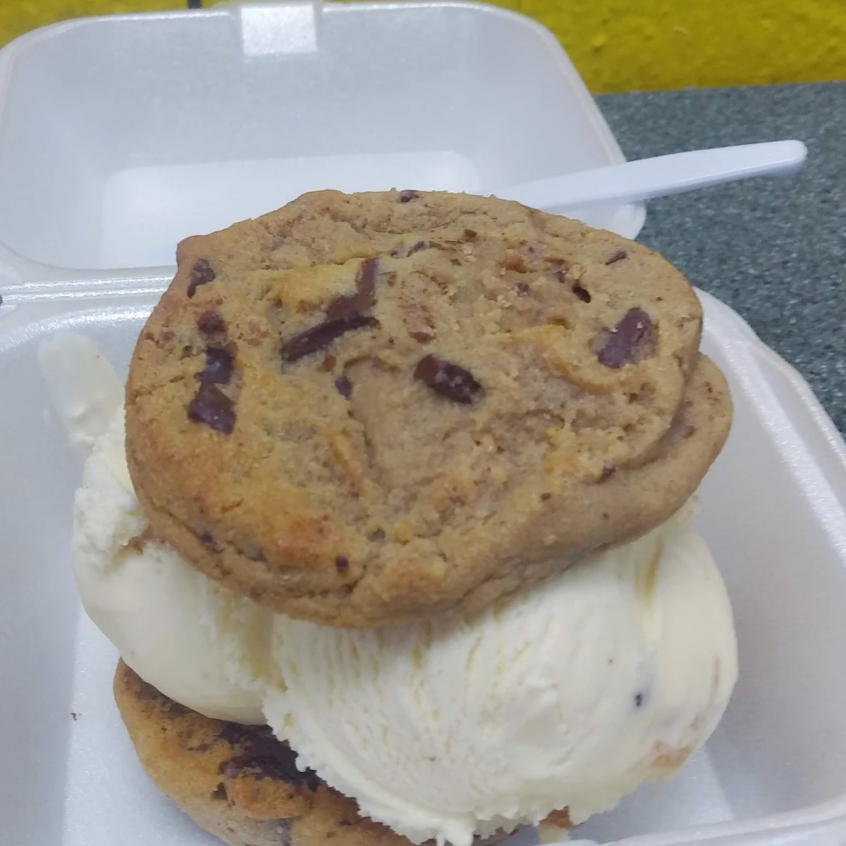 Homemade Cookie Ice Cream Sandwich