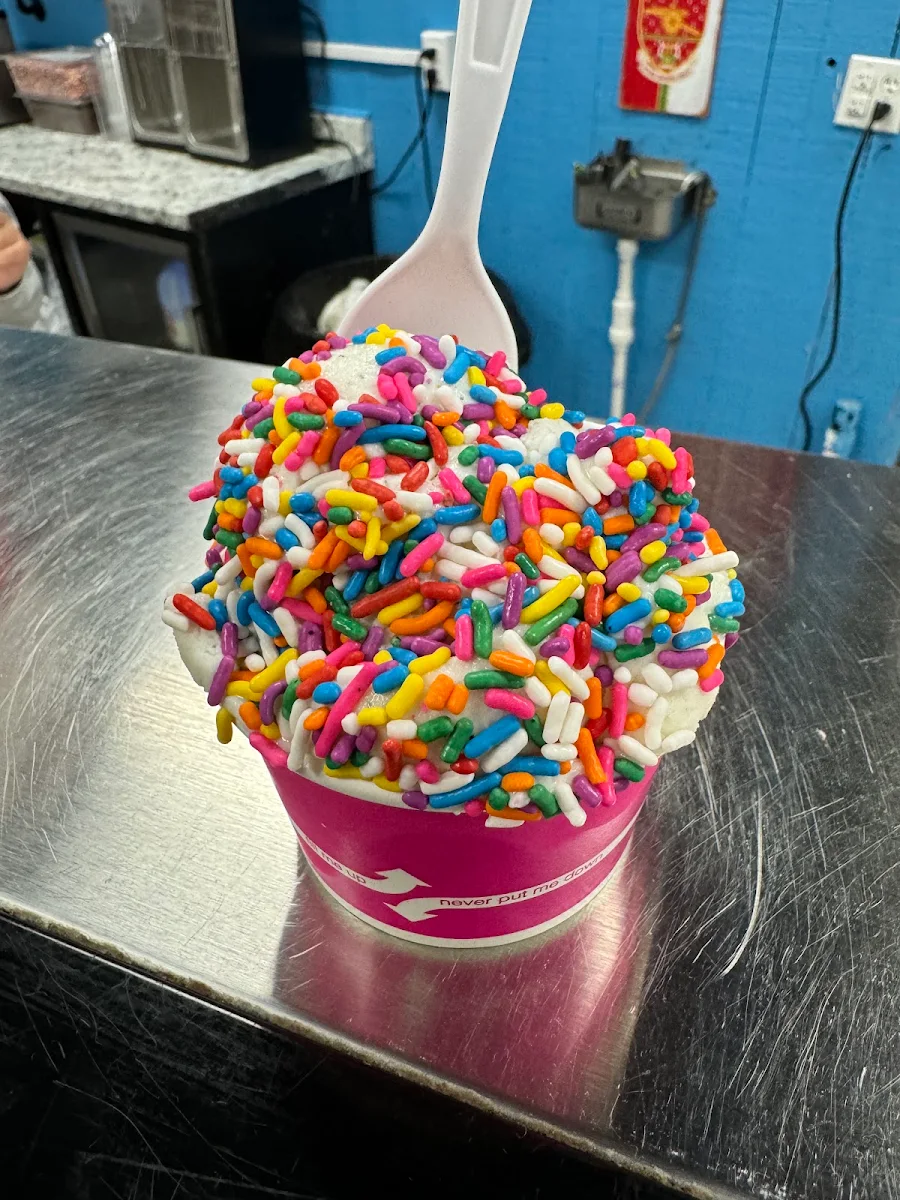Rainbow Sprinkles Ice Cream Cone