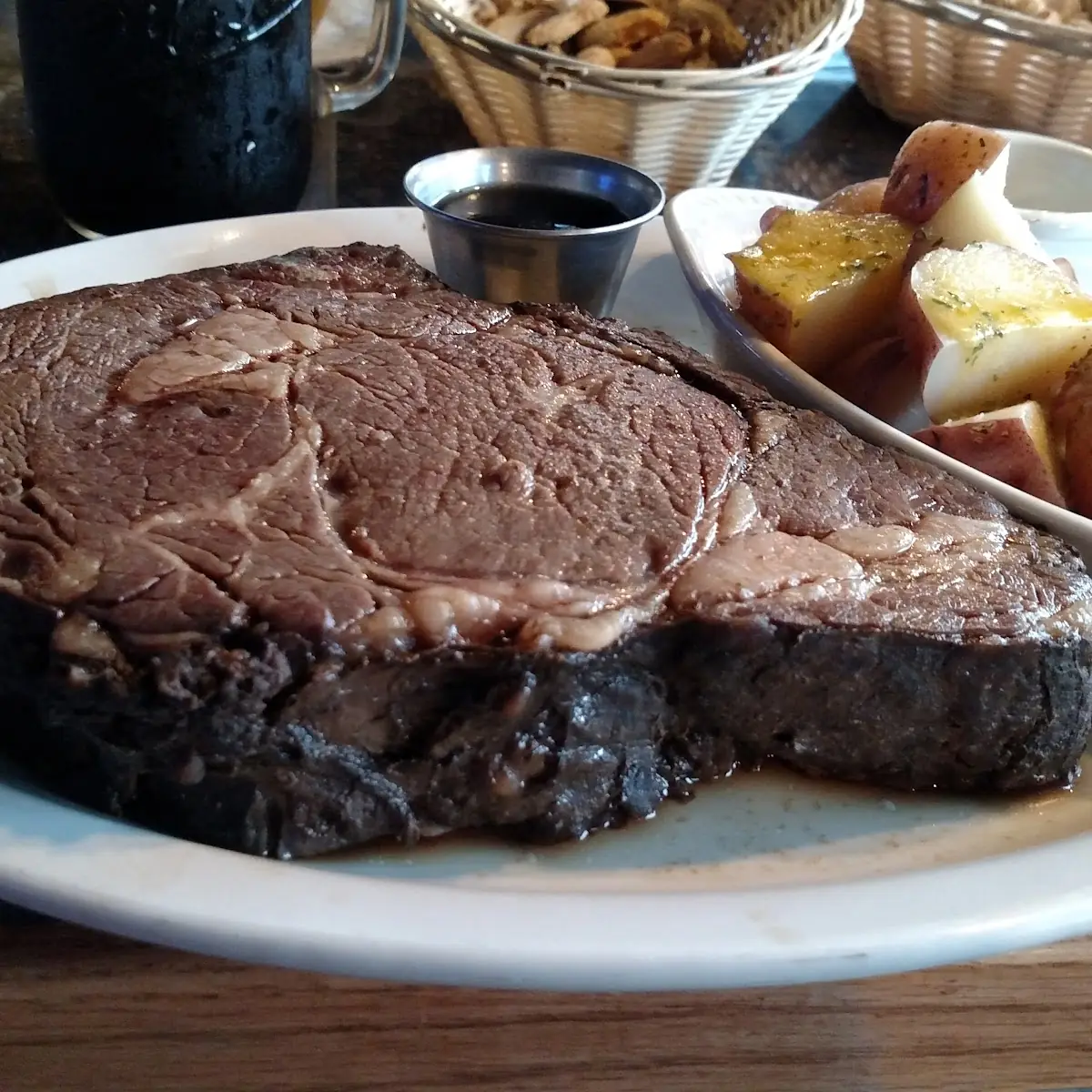 Open Faced Prime Rib