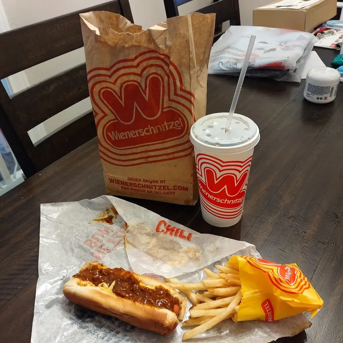 Chili Cheese Dog Combo