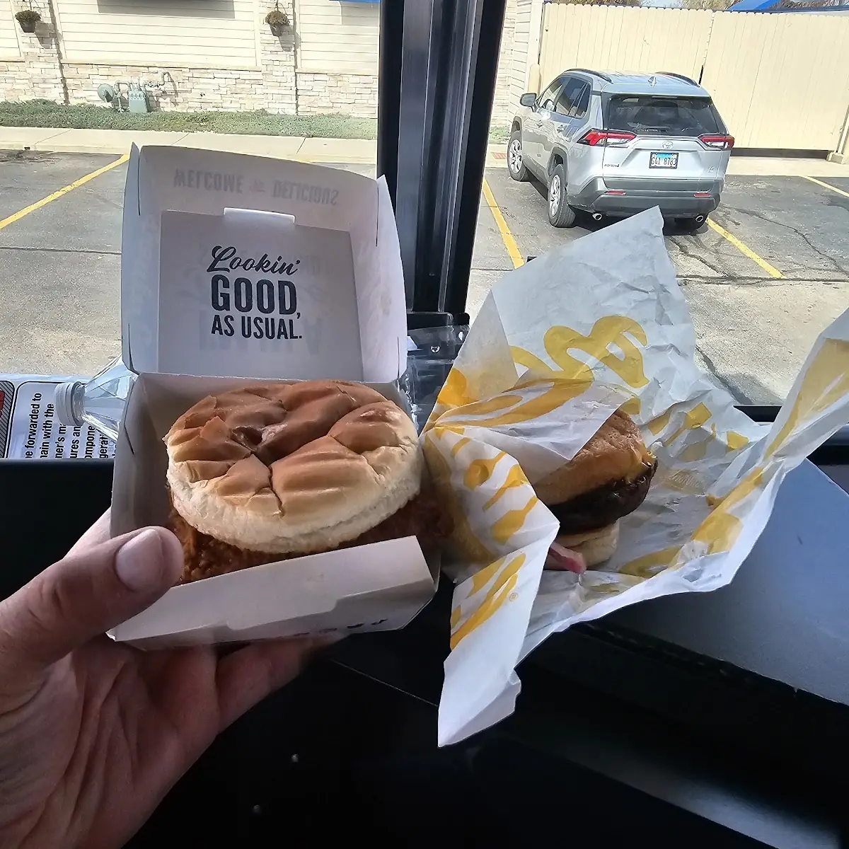 Culver's Classic and a Spicy Chicken Sandwich