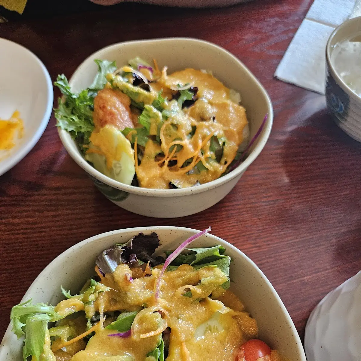 Side Salad with Ginger Dressing