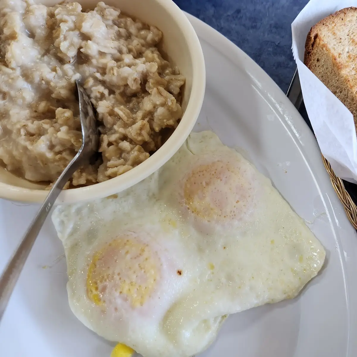 Oatmeal Add on Two Eggs Any Style