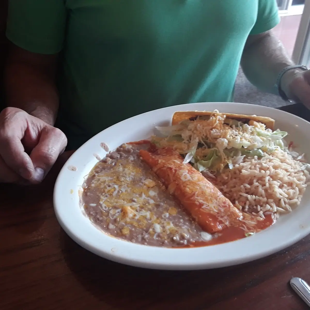 Enchilada Taco Combo
