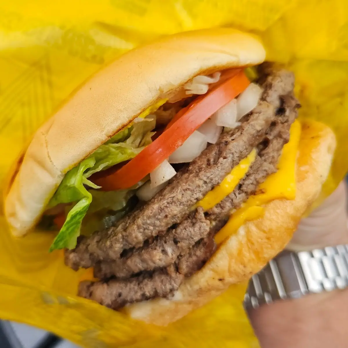 Triple Cheeseburger