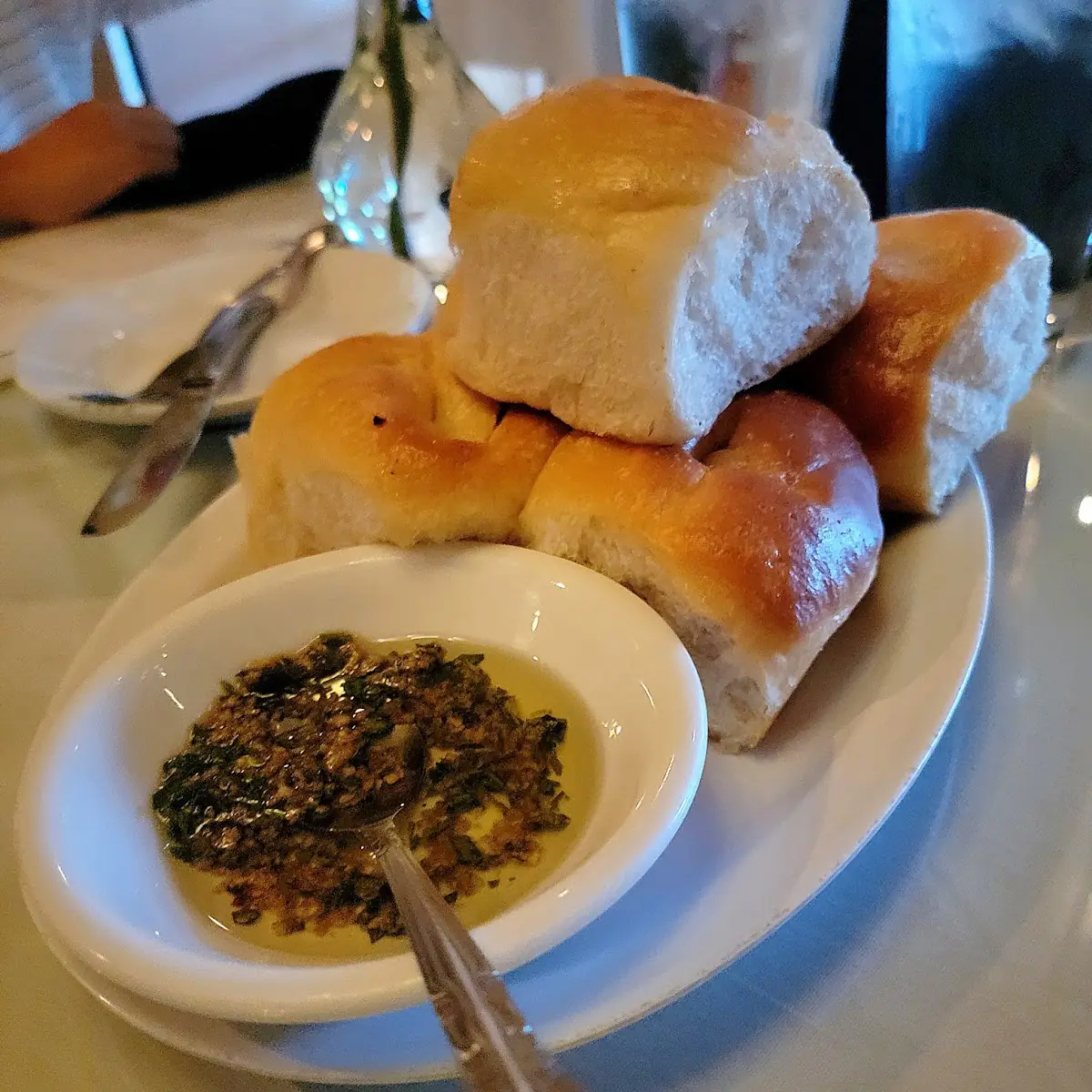 Complimentary Rolls & Dipping Sauce