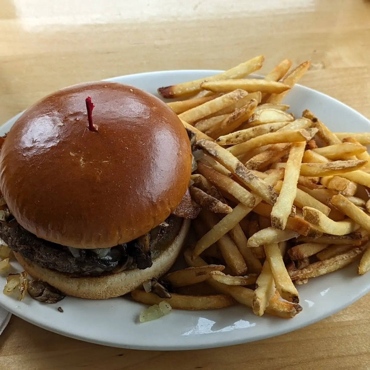 Burger and Fries