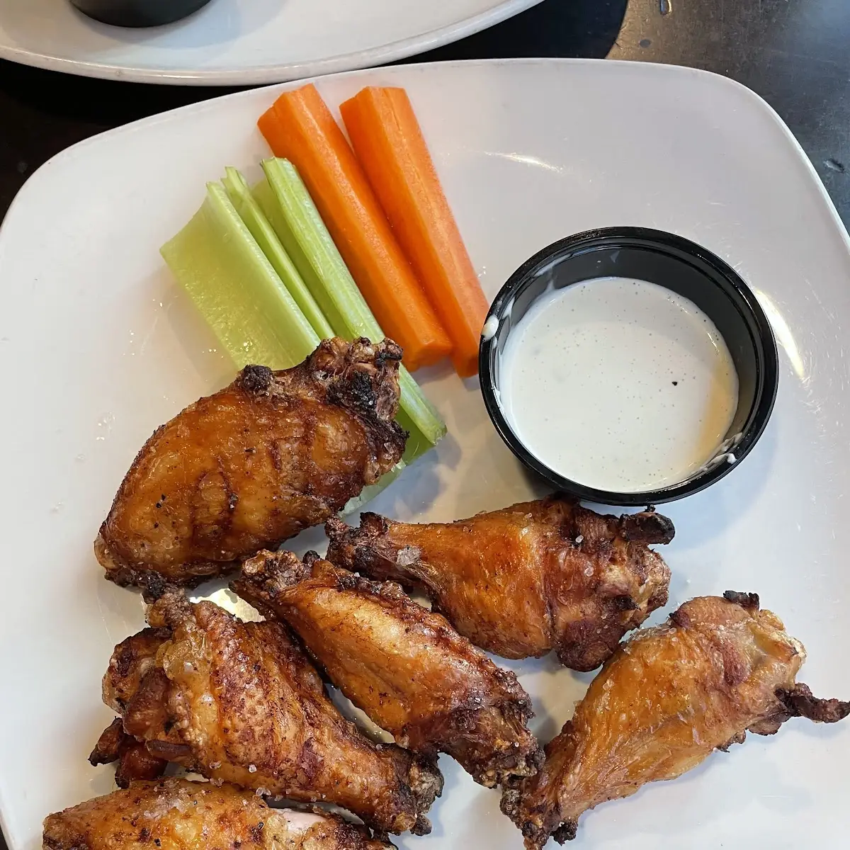 Smoked Chicken Wings with Celery