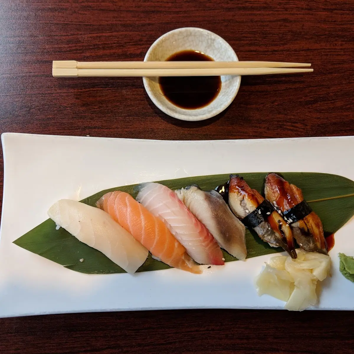 Eel Mackerel Salmon White Tuna Red Snapper
