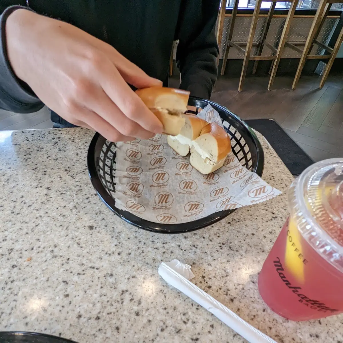 Plain Bagel with Cream Cheese
