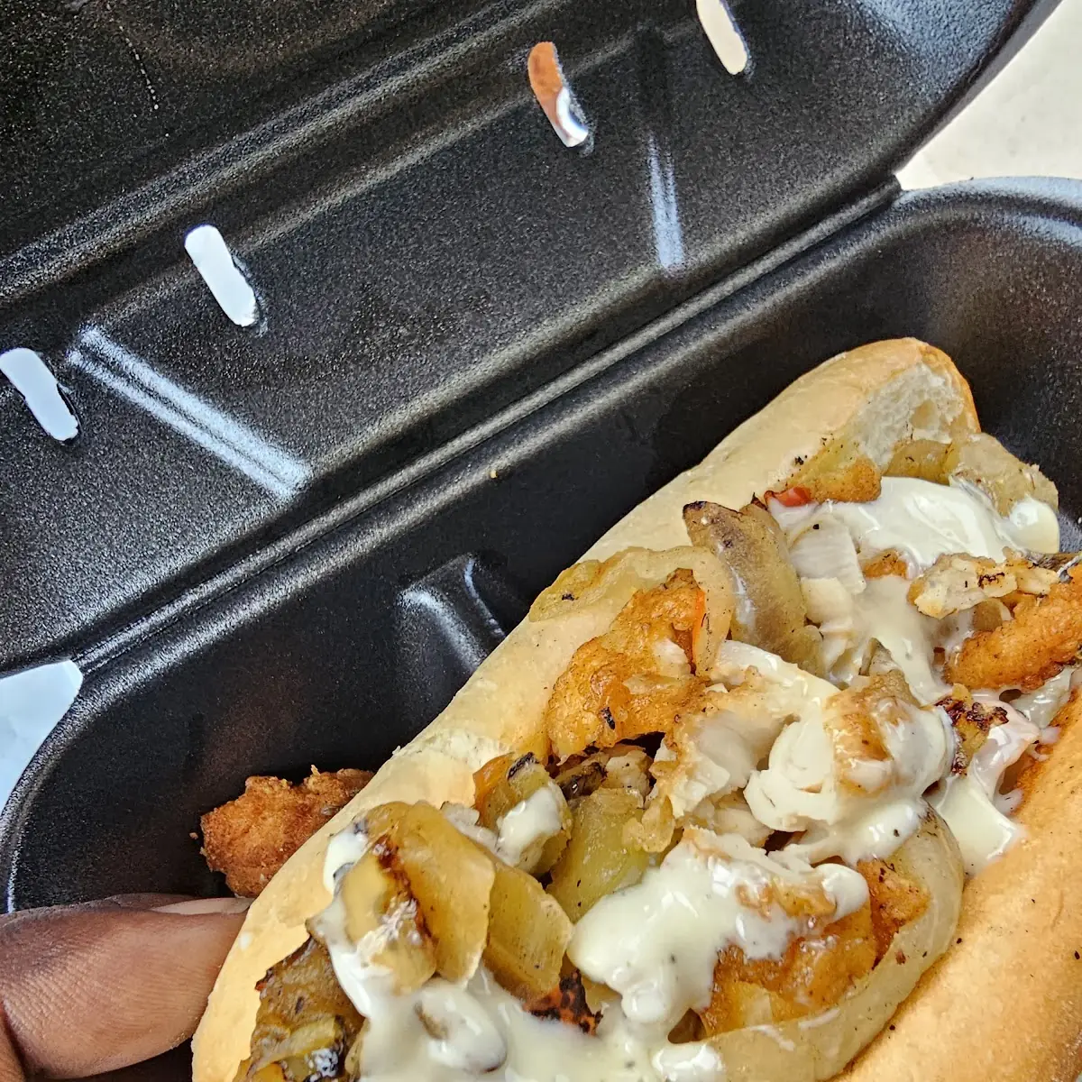 Fried Chicken Philly Sandwich
