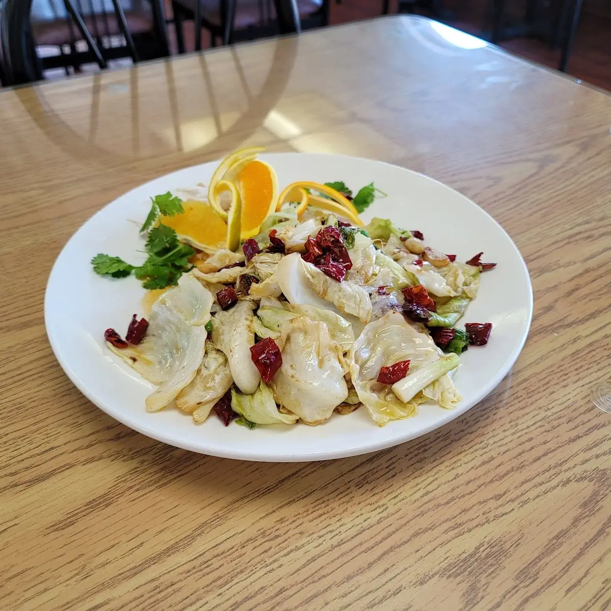 V Stir Fry Cabbage