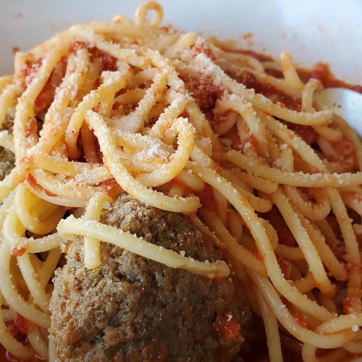 Spaghetti with Meatballs for an Additional Charge