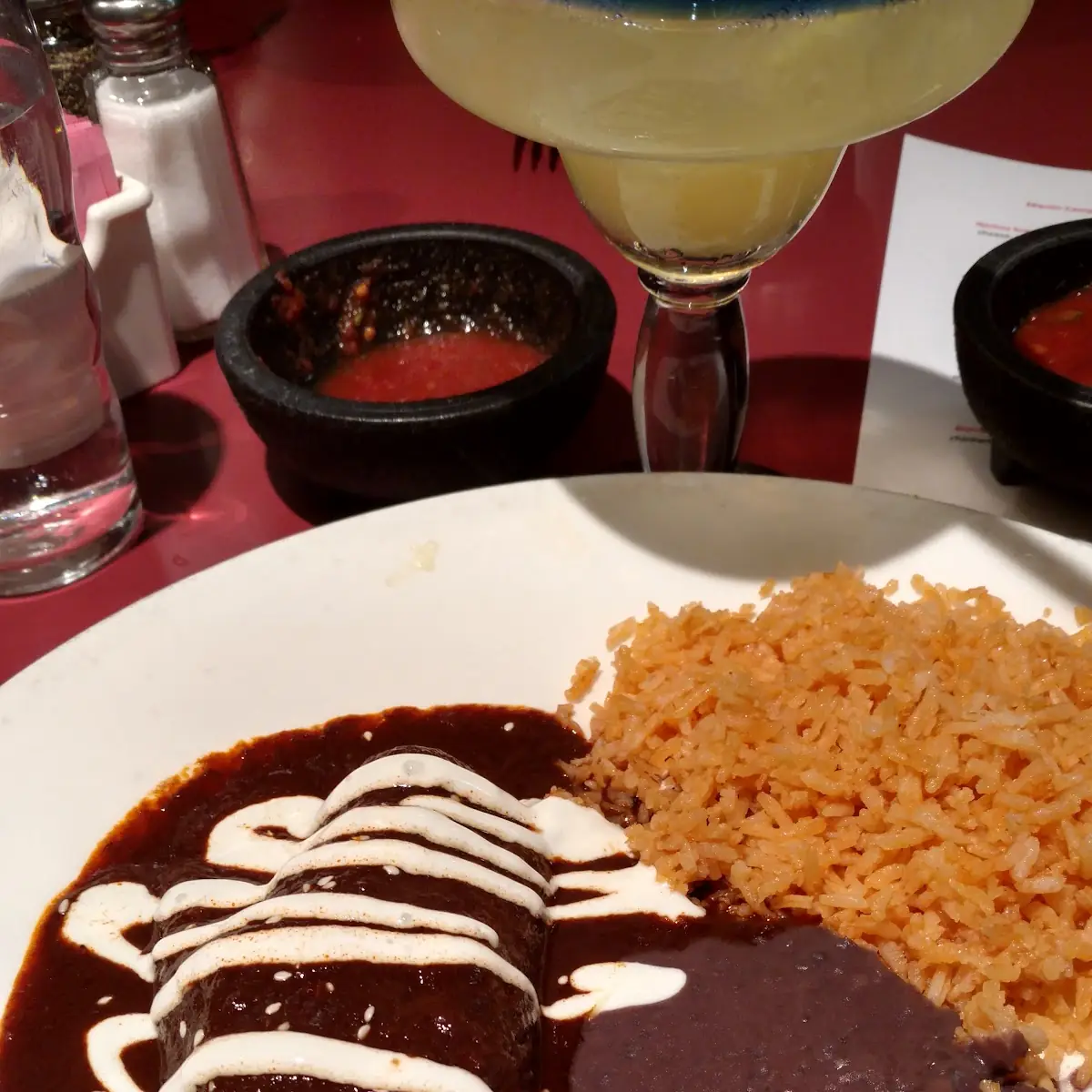 Mesquite Chicken and Mole Sauce