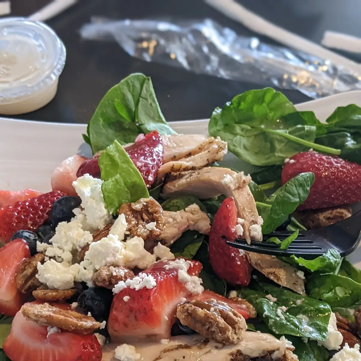 Mixed Greens & Chicken Salad