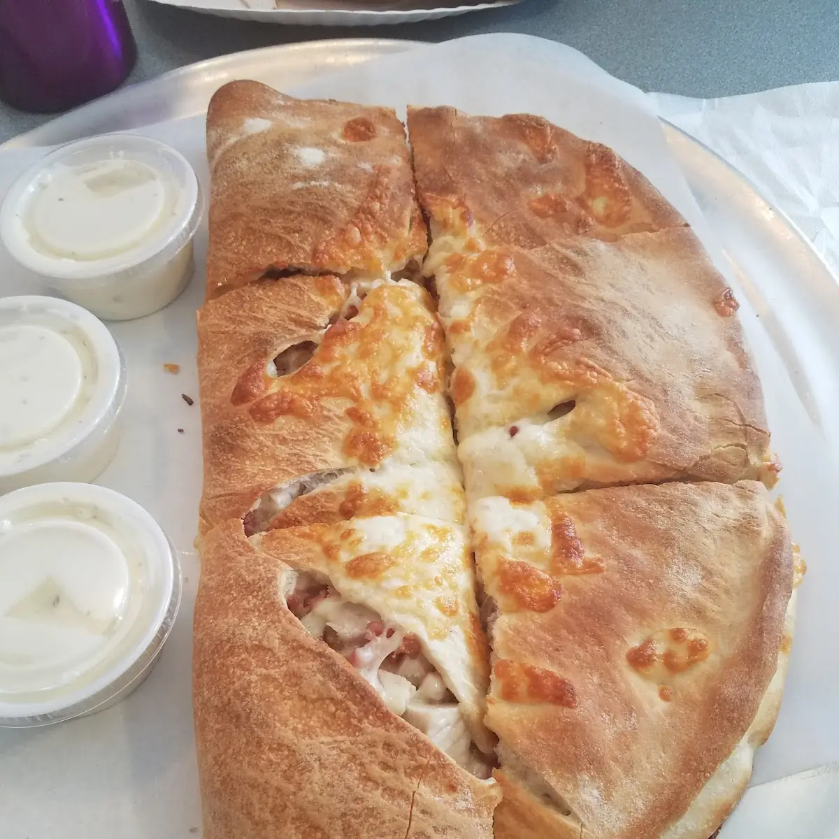 Chicken Bacon Ranch Calzone