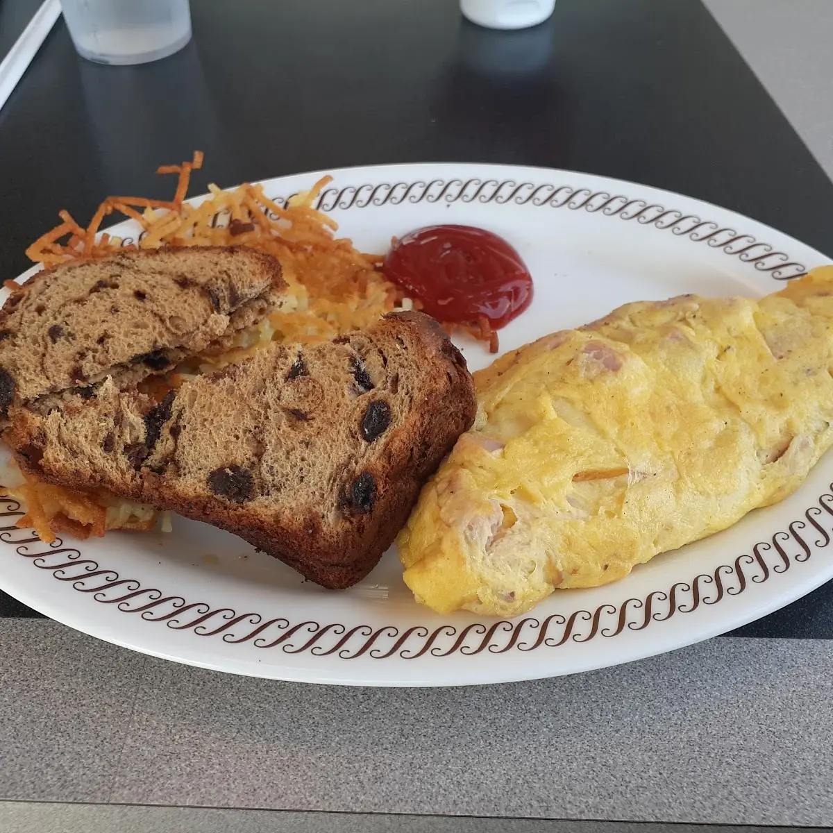 Cheese N' Eggs with Raisin Toast