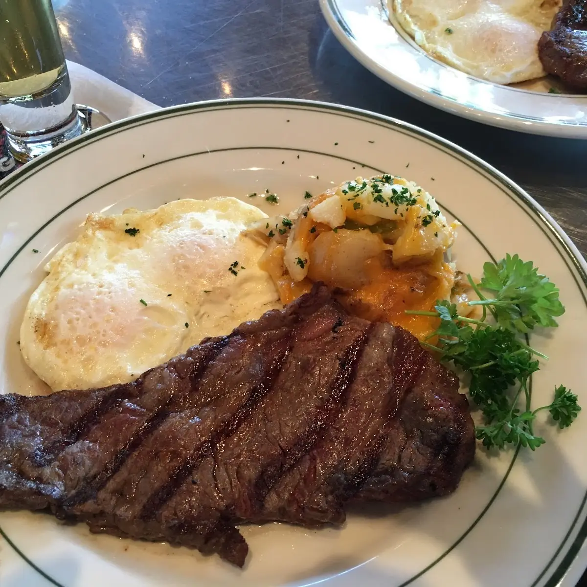 Choice New York Steak and Eggs
