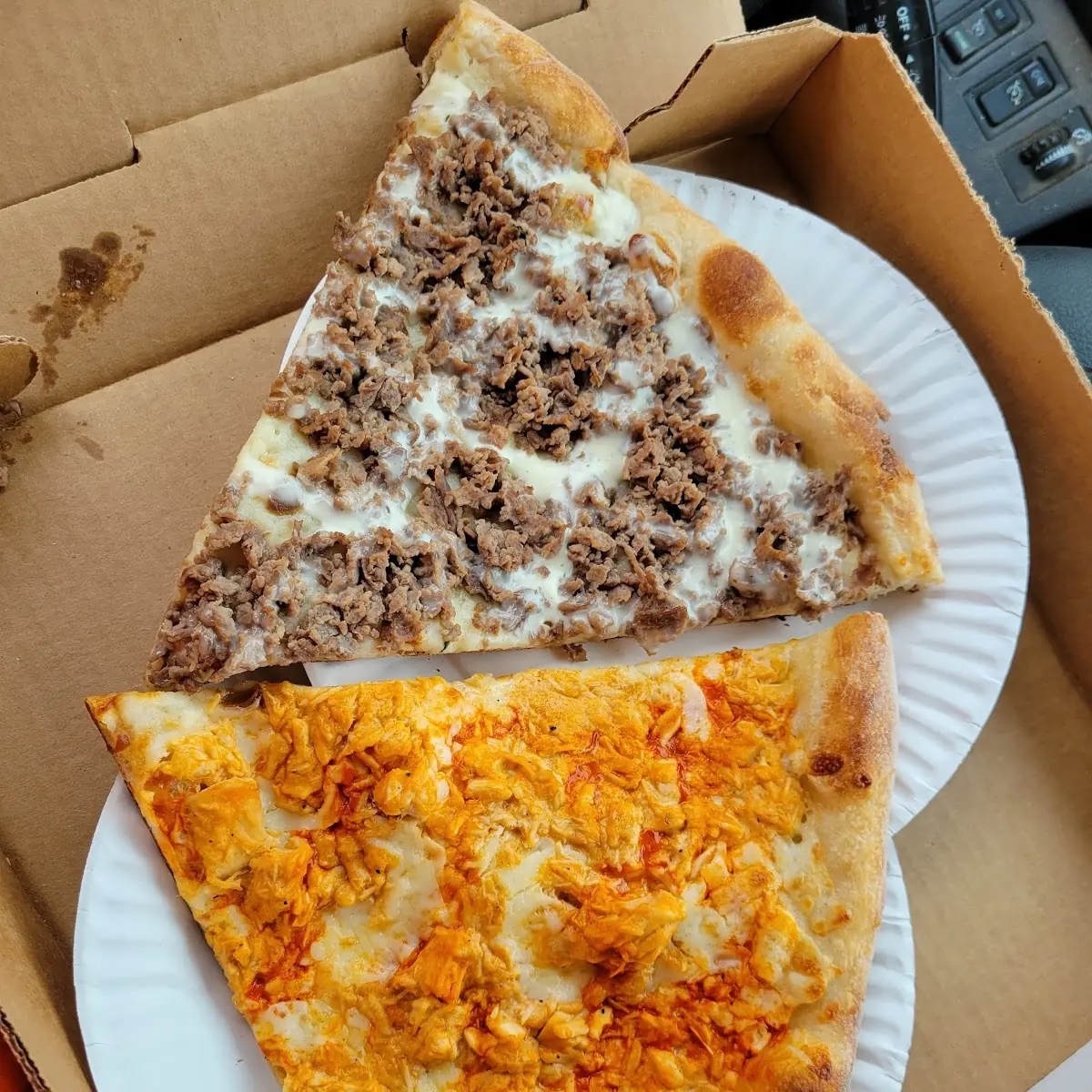 Buffalo and Cheesesteak Pizza