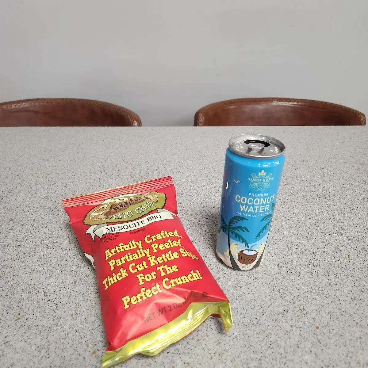 Potato Chips & Coconut Water