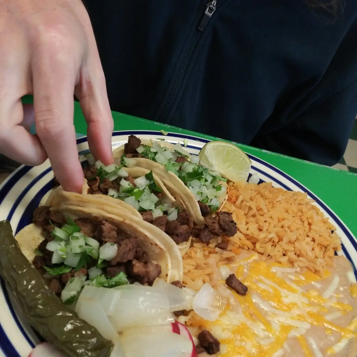 Carne Asada Taco Plate