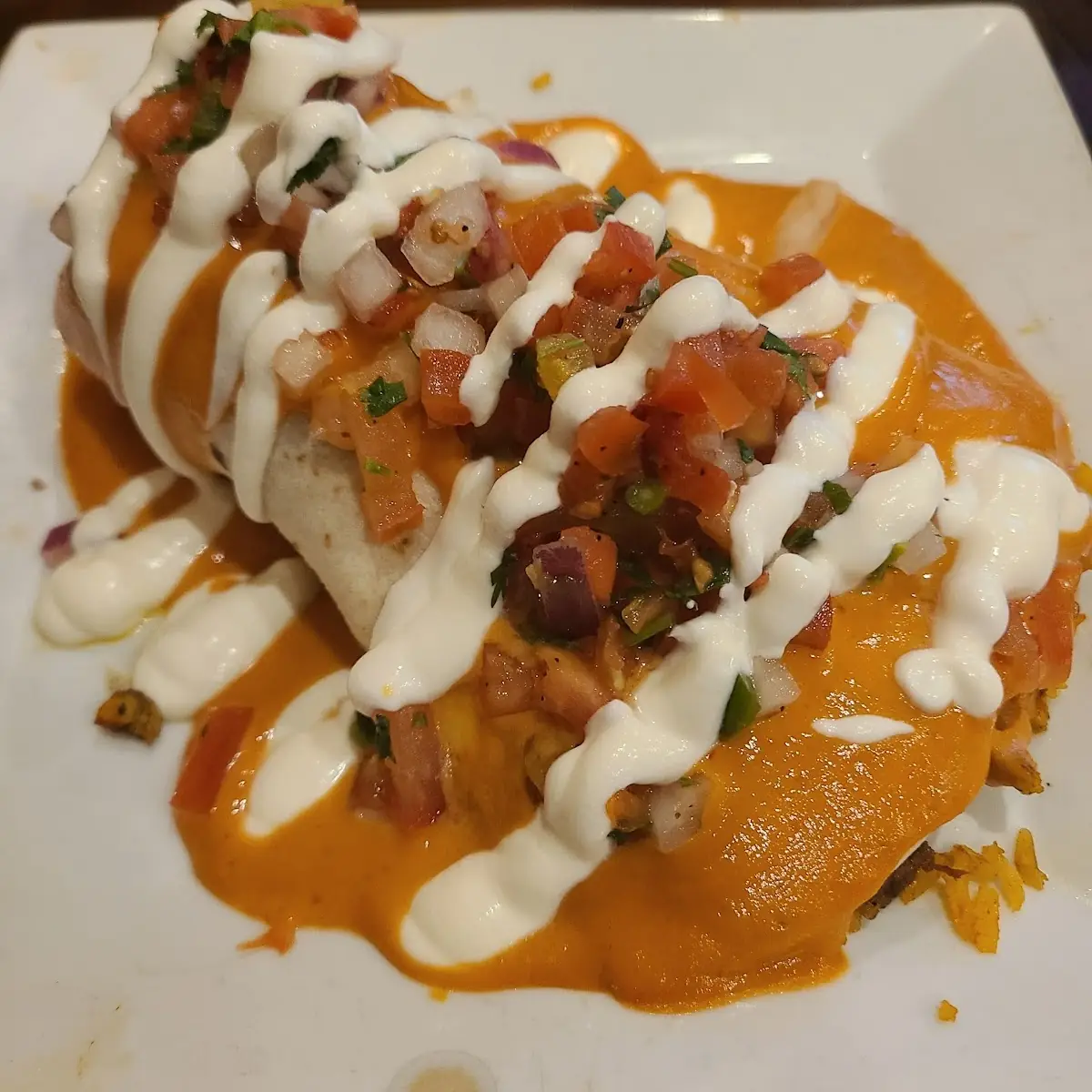Bean And Beef Burrito