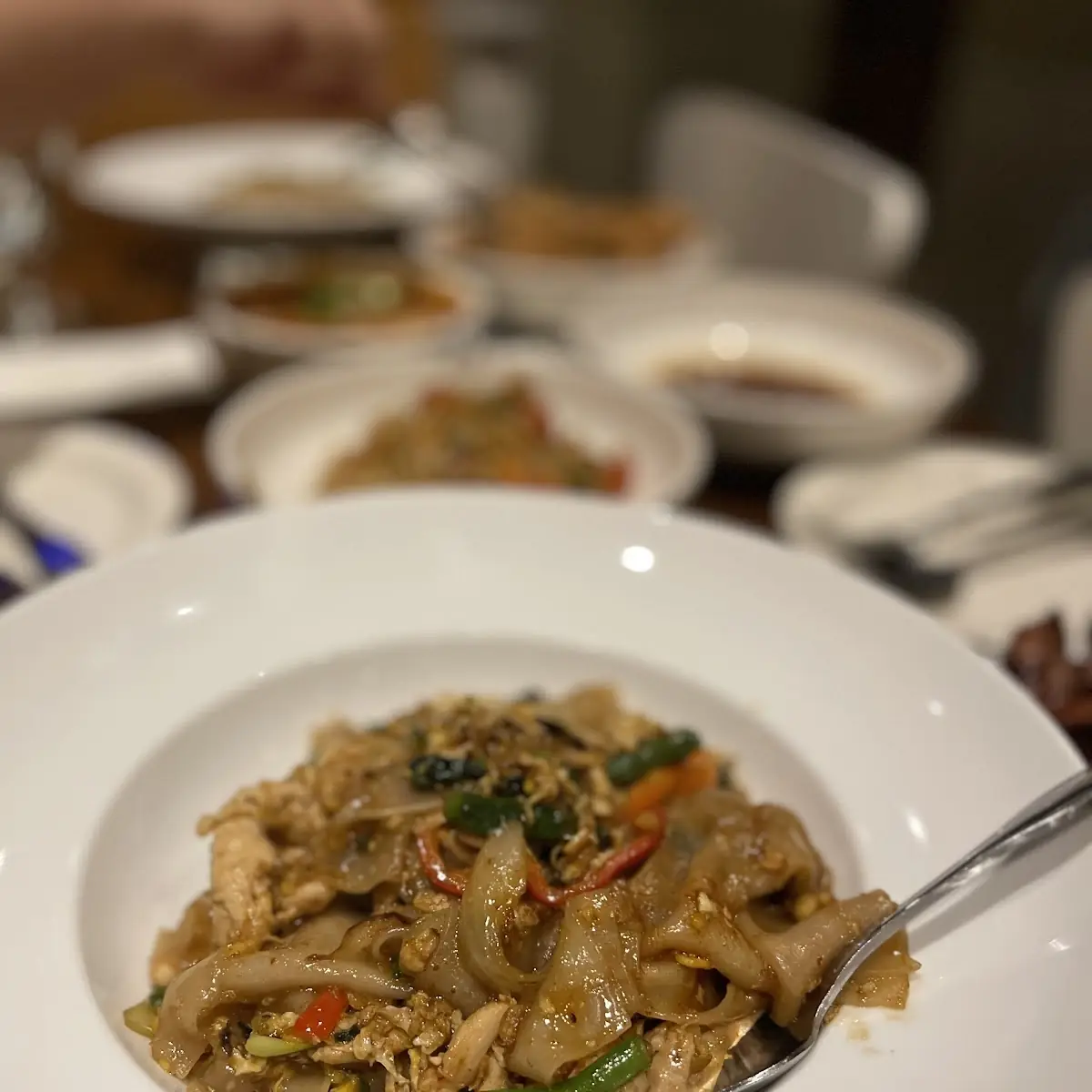Drunken Noodles Chicken Vegetable or Tofu