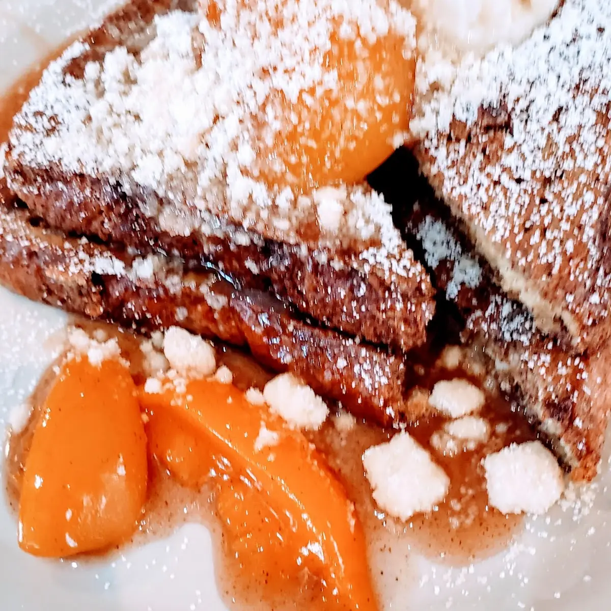 Peach Cobbler French Toast