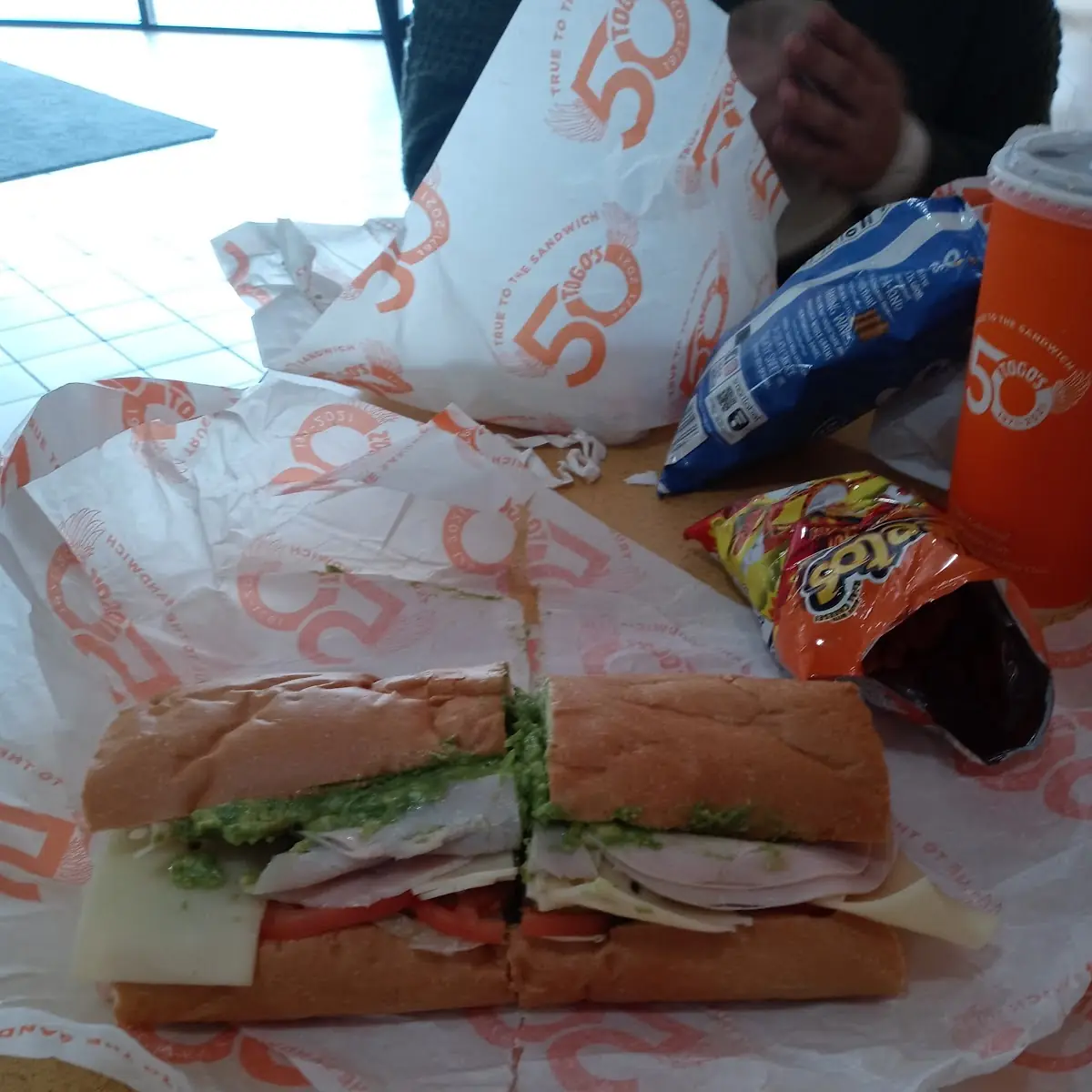 Turkey and Cheese Sandwich