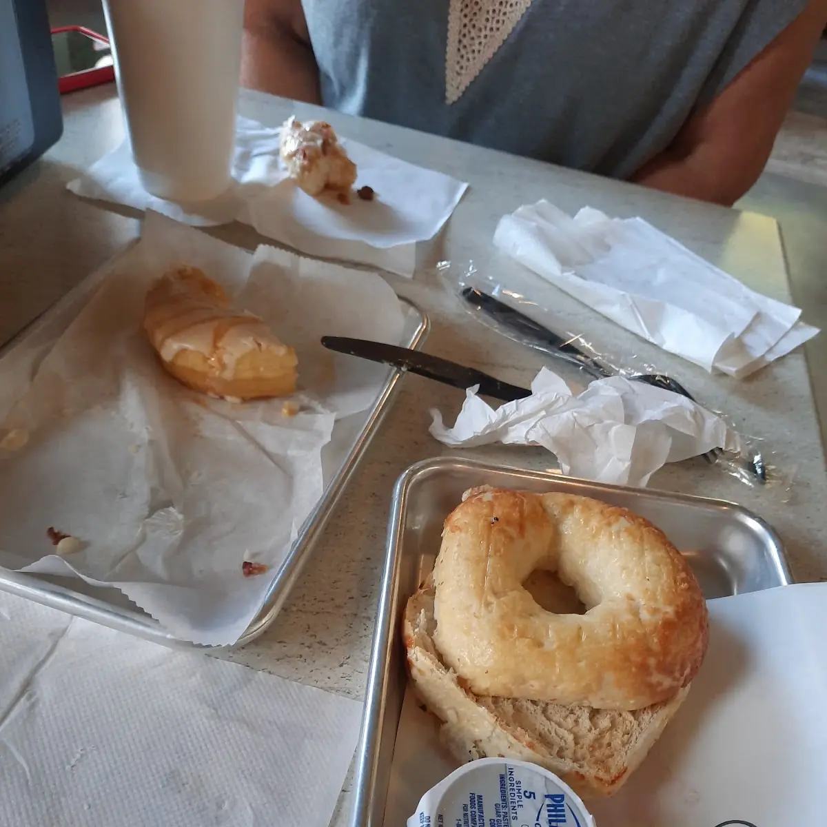 Asiago Begal and Cream Cheese