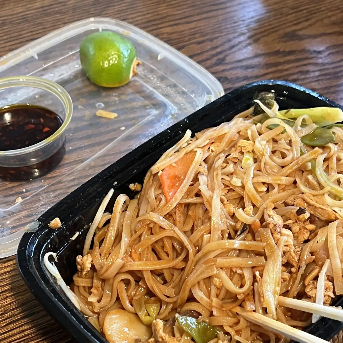 House Pad Thai Chicken Beef & Shrimp