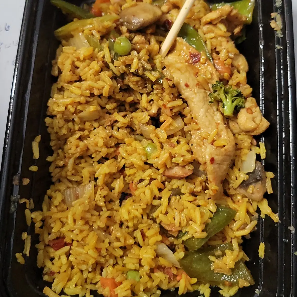 Wings with Shrimp Fried Rice