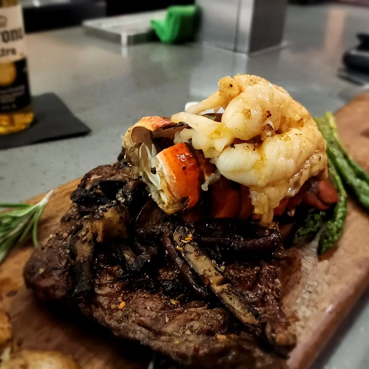Steak and Lobster Tail