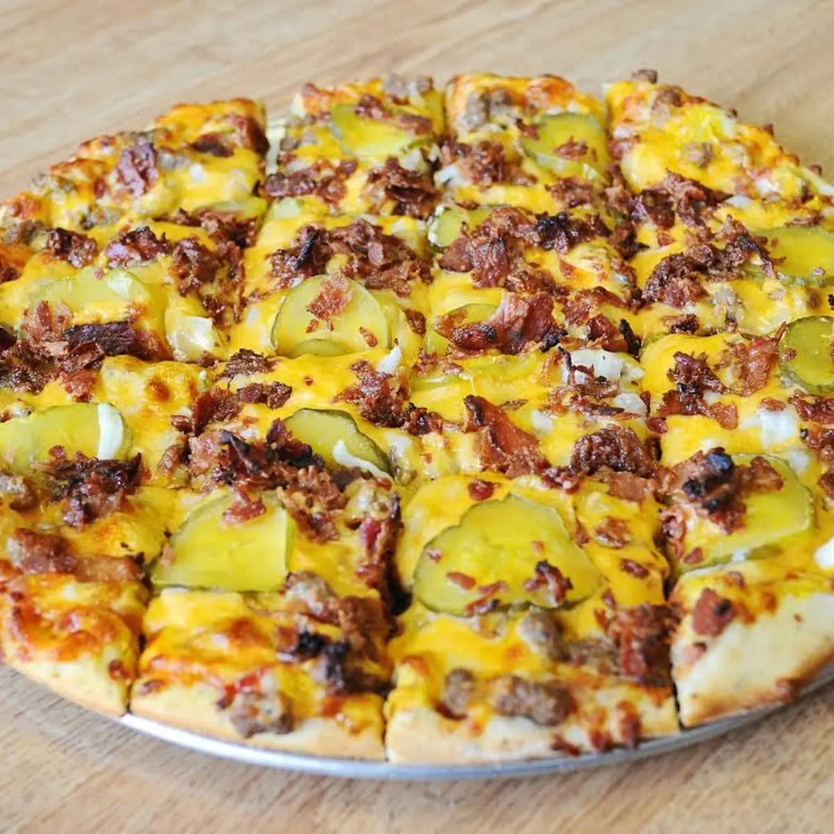 Bacon Cheeseburger Pizza