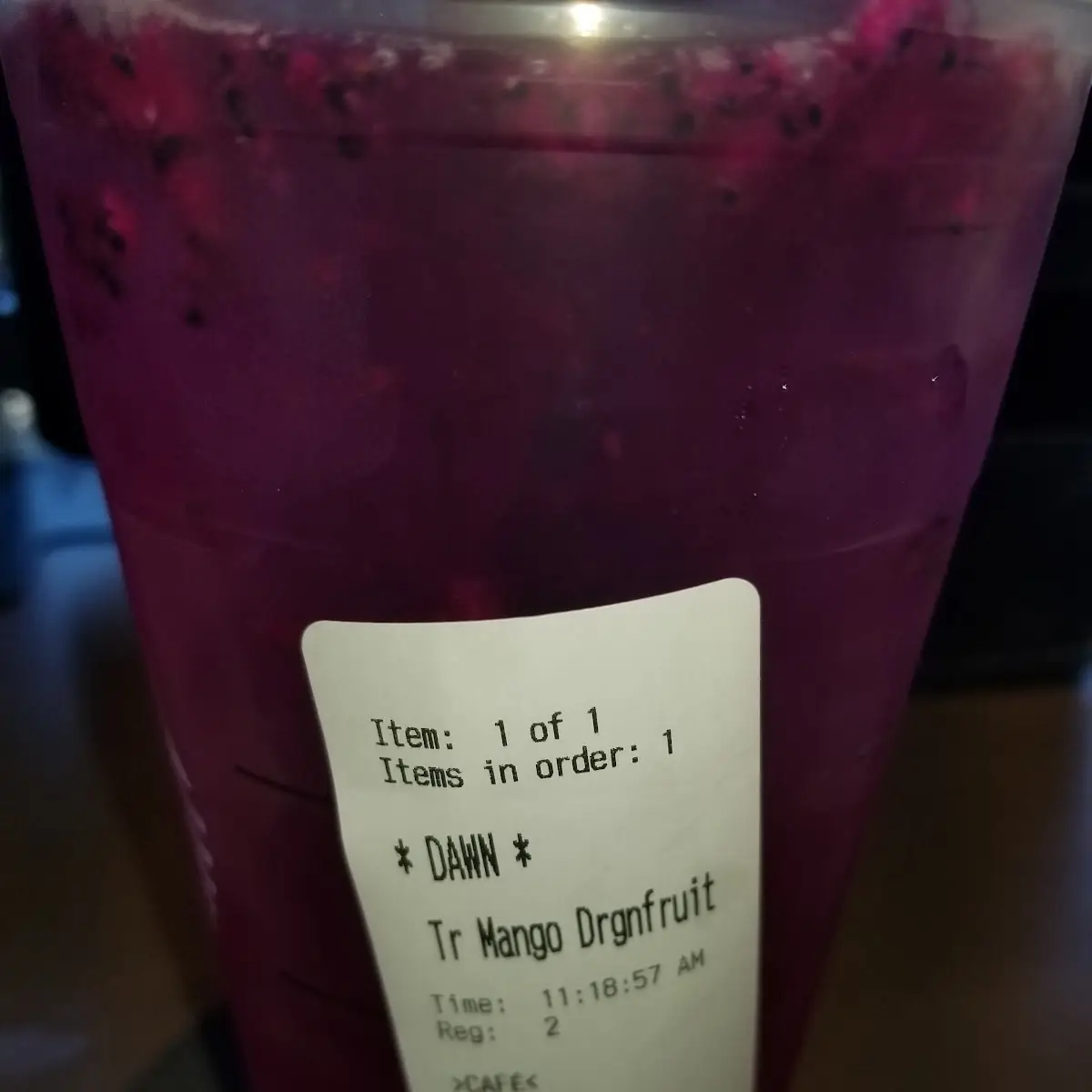Mango Dragon Fruit Tea