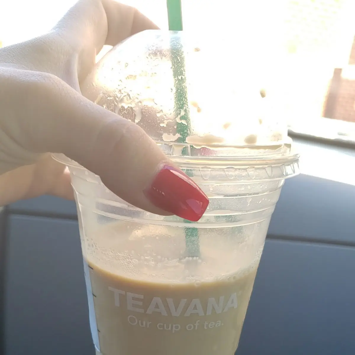 Whit Chocolate Iced Mocha with Caramel